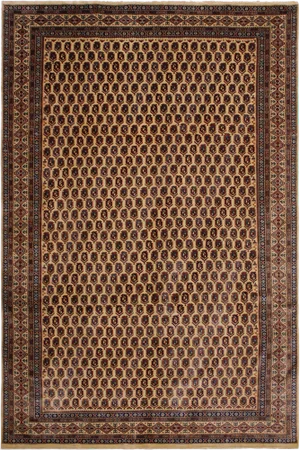 1980s 1980s Vintage Sherwan Sacha Wool Rug -7′3″ × 10′2″