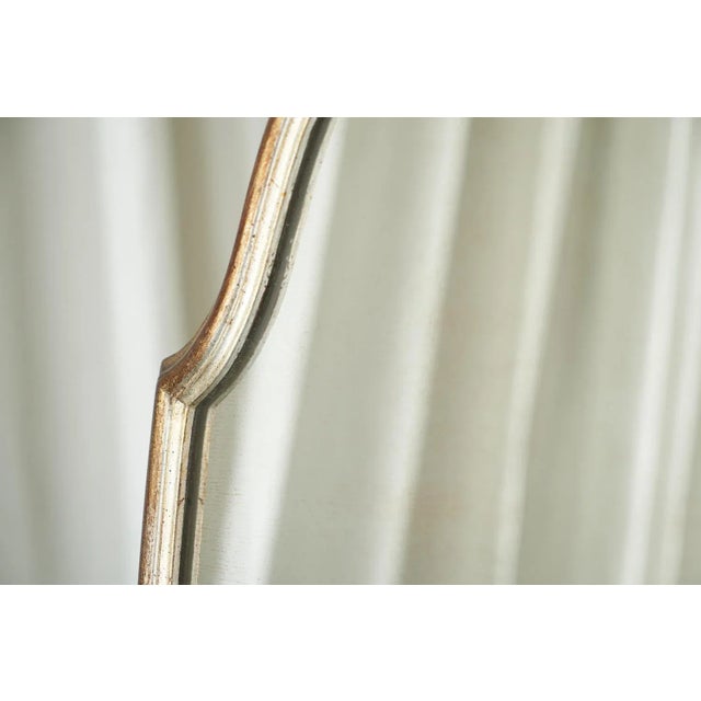 Mid-Century Neoclassical Wall Mirror in Wood, 1940s For Sale - Image 9 of 11