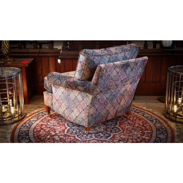 Vintage Chair with Cushion Back from George Smith, 2010s For Sale - Image 15 of 18