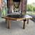 Ranch Oak Hexagonal Faux Slate Coffee Table For Sale In Cleveland - Image 6 of 12
