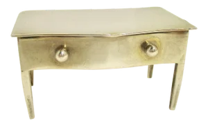 1910s Traditional Sterling Silver Small Table Form Box