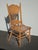 Set of Four Vintage Golden Oak Pressed Back Dining Room Chairs ~ French Country For Sale - Image 4 of 15