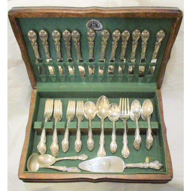 Gorham Melrose Pattern Sterling Silver Set - 77 Pieces For Sale In New York - Image 6 of 9