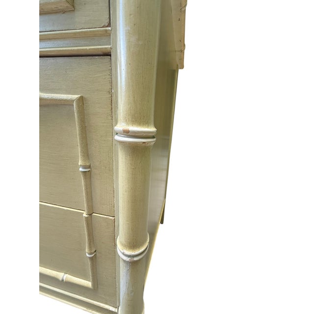 Thomasville Allegro Faux Bamboo 7 Drawer Dresser For Sale - Image 10 of 16