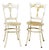 French White Iron Garden Chairs, 1900s, Set of 2 For Sale