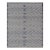 Scandinavian Flat-Weave Light Grey and Blue Rug by Keivan Woven Arts, 9'1 X 12'1 For Sale