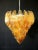 Murano Murano Felci Chandelier 52 Amber Glass For Sale - Image 4 of 5