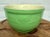 Art Deco Vintage Hall Mixing Bowl in Lettuce Green For Sale - Image 3 of 5