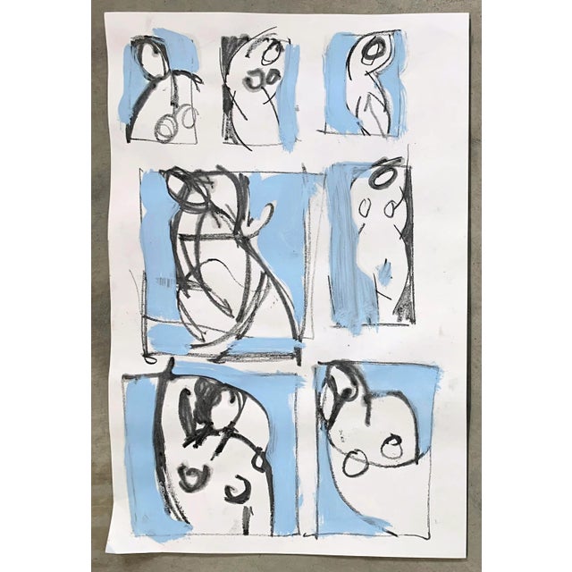 Drawing from the live model. Charcoal and oil on paper. This drawing is from a drawing session with a live model. I love...