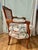 Rustic European Early 20th Century Louis XV French Style Fauteuil With Caned Back and Down Cushion For Sale - Image 3 of 12