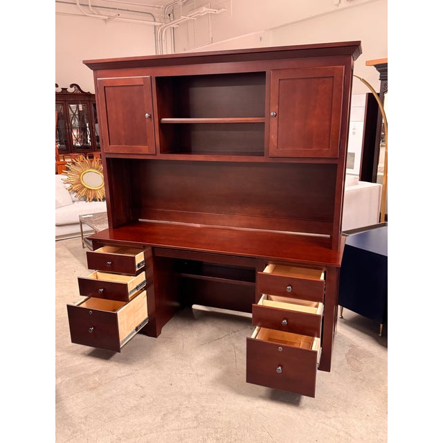 Stuart David Desk + Hutch For Sale - Image 4 of 12
