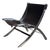 Vintage Chrome Scissor Chairs Attributed to Antonio Citterio For Sale