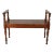 Late Victorian Mahogany Window Bench With Raised Arms English, Circa 1890 For Sale