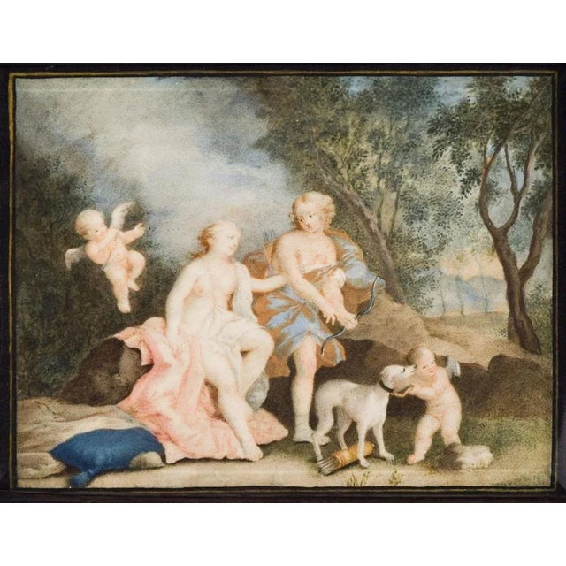 Mythological Scene - Original Oil on Board - 18th Century 18th Century For Sale - Image 5 of 5