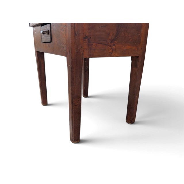 Mid-Century Rustic Italian Workbench For Sale - Image 6 of 7
