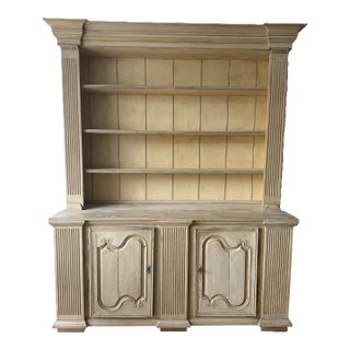 Custom Designed Louis XV Style French Provincial Vaisselier For Sale