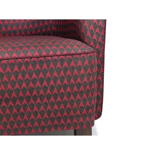 1937 Attributed to Kaj Gottlob for a.j. Iversen Lounge Chair in Original Lis Ahlmann Fabric For Sale - Image 11 of 12