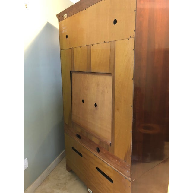 1990s Ethan Allen Georgian Court Cherry Tv Entertainment Cabinet For Sale - Image 9 of 11