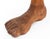 Late 20th Century Folk Art Carved Wood "Foot" Stool For Sale In New York - Image 6 of 9