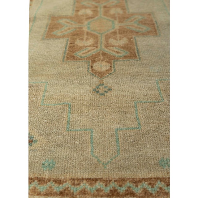Turkish Turkish Mini Rug Oriental Hand Knotted Vintage Rug 1'7" x 2'10" #21258 For Sale - Image 3 of 8
