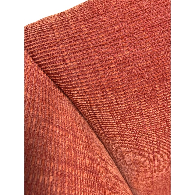 Red Dessin Fournir Ellington Wing Chair #5004 For Sale - Image 8 of 10