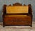 Antique 20th Century Carved Wood Bench-Chest For Sale - Image 6 of 7