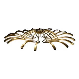 Mid-20th Century Ceiling Chandelier by Oscar Torlasco for Lumi For Sale