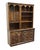 Sprague and Carleton Country Cabinet Solid Knotty Pine Maker Rustic Americana Style 56" Custom Wall Unit / Bookcase W. Cabinets For Sale - Image 4 of 17