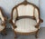 Italian Rococó Louis XV Fauteuils or Slipper Chairs - a Pair For Sale - Image 9 of 12