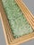 Late 20th Century Monterey Tropical Majolica Bamboo & Green Monstera Leaf Pattern Hors D Oeuvres Dessert Tray Platter For Sale - Image 4 of 7