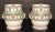 Pair of early 19th Century porcelain continental fruit coolers. Fine quality having a subtle turquoise banding, with...