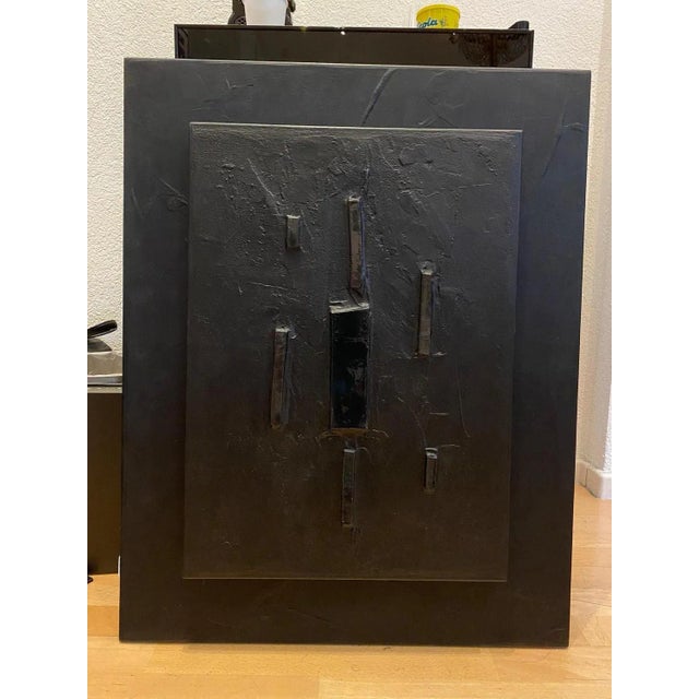 2000 - 2009 Gilbert Pauli, Black Mosaic No. 2, Mixed Media, 2008 For Sale - Image 5 of 9