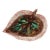 Circa 1880 English Majolica Begonia Leaf Serving Tray For Sale