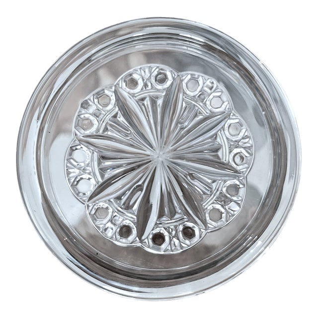 Baccarat Crystal Wine Coaster – Rosace Cut Starburst Design For Sale