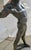 Massive Bronze Gladiator by Baucke Sculpture Signed and Dated 1910 36" Tall For Sale In New York - Image 6 of 14