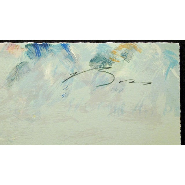 Impressionist Earl Biss "Rainbow Warriors Wondering Through the Autumn" Unframed For Sale - Image 3 of 8