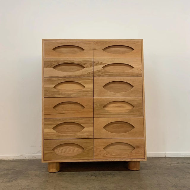 Wood Ojos (1) Highboy Dresser by Vintage on Point For Sale - Image 7 of 12