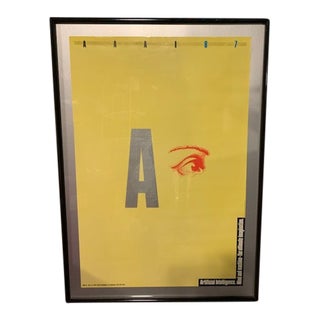 Vintage Poster From the Aaai Conference in 1987 For Sale
