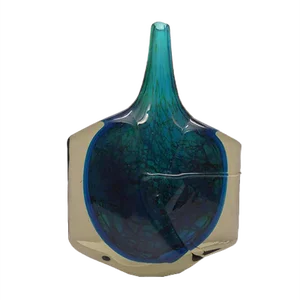 Large Fish Vase by Michael Harris for Mdina, 1970s