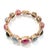 Bochic "Capri" Vintage Ruby & Multi Color Fancy Sapphires Cuff Set 18K & Silver For Sale In New York - Image 6 of 11