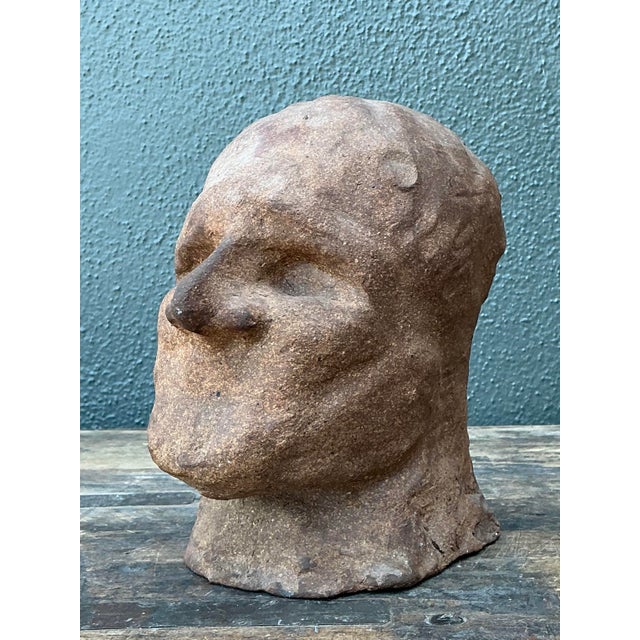 This powerful original studio pottery sculpture is a masterclass in Brutalist expressionism. Hand-sculpted with a...