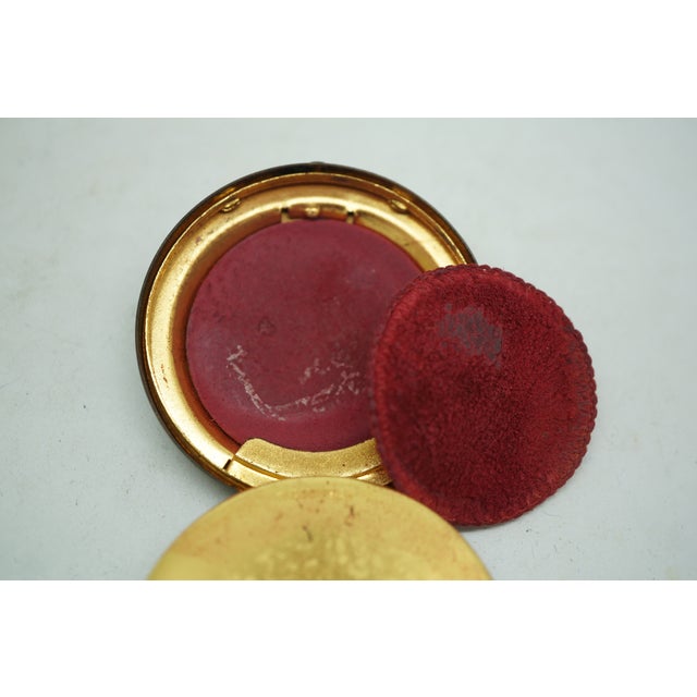 2 Antique Art Deco Celma Company Flapper Rouge Powder Makeup Compacts For Sale - Image 11 of 18