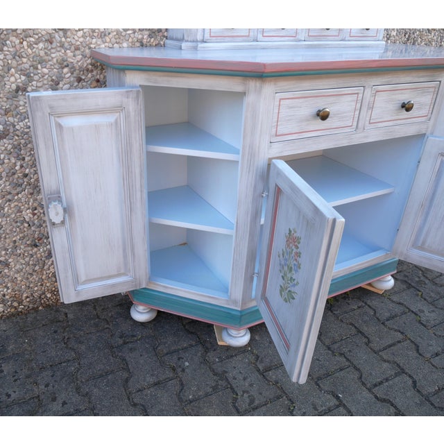 Vintage Lacquered Corner Sideboard. 1990s For Sale - Image 11 of 16