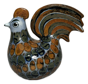 Large Hand-Painted Ceramic Talavera Bird Sculpture by Ken Edwards for El Palomar, Mexico, 1960s