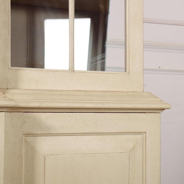 Wood Vintage English Breakfront Bookcase, 1990s For Sale - Image 7 of 12