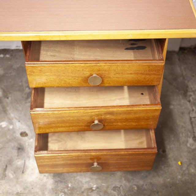 Mid-Century Teak Desk with Formica Top, 1960s For Sale - Image 10 of 12