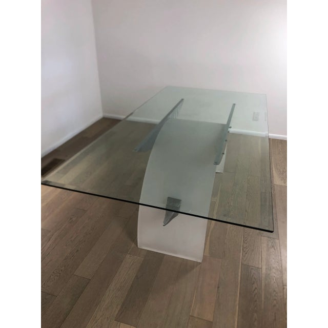 Modern Joseph Galvan- Serpiente Dinning Lucite Table, Mid- Century For Sale - Image 3 of 8