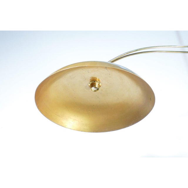 Silver Vintage Italian Brass Floor Lamp, 1940s For Sale - Image 8 of 18