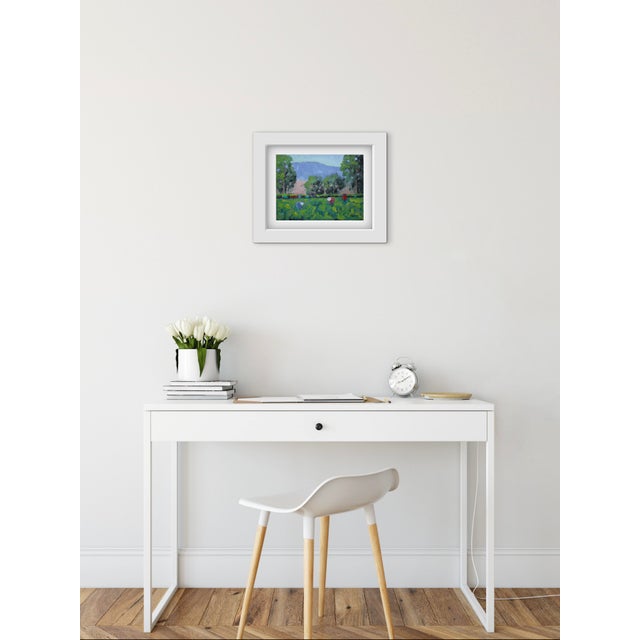 2020s Farm Migrant Workers, Impressionist Landscape Painting For Sale - Image 5 of 8
