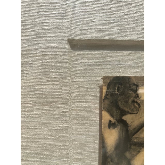 Wood French "Le Bal Noir" by Jean Auscher, C. 1925 Pochoir Lithograph For Sale - Image 7 of 8